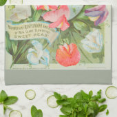 スイートピー: 1906種カタログのイラストレーション キッチンタオル (折り畳み)