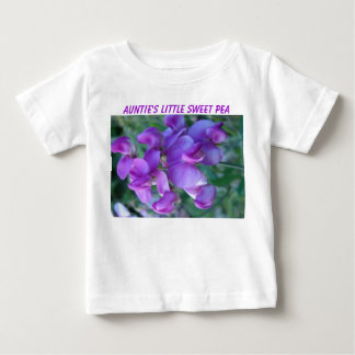 スイートピー、Little伯母さんのスイートピー ベビーTシャツ