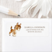 スイートファームホースベビーシャワー住所 シール (インサイチュ)