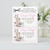 スイートフォレストウッドランドガールズおむつラッフル 招待状 (スタンド正面)