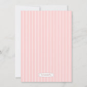 スイートフラワーズブライダルシャワーティーパーティの招待状 招待状 (裏面)