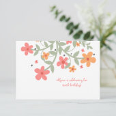 スイートフラワーズ招待状 招待状 (スタンド正面)