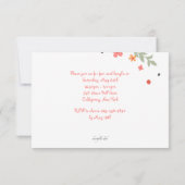 スイートフラワーズ招待状 招待状 (裏面)