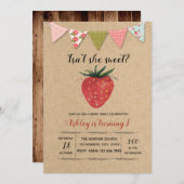 スイートフルーツテーマ招待 招待状 (正面/裏面)