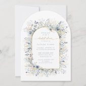 スイートフローラブライダルシャワーアーチID1045 招待状 (正面)