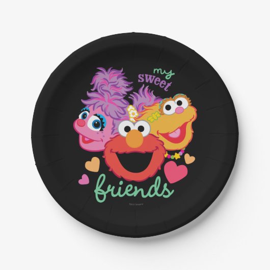 スイートフ最高のレンズキャラクター ペーパープレート (正面)