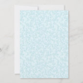 スイートブルーカップルズベビーシャワー招待状 招待状 (裏面)