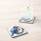 スイートブルーバードウィンターホリデー/クリスマスコアスター コースター (右側)