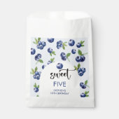スイートブルーベリー子供の誕生日 フェイバーバッグ (正面)