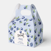 スイートブルーベリー子供の誕生日 フェイバーボックス (裏面サイド)