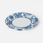 スイートブルー開花 ペーパープレート (アングル)