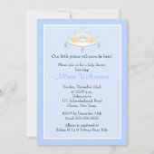 スイートプリンスクラウンボーイベビーシャワー招待状 招待状 (正面)