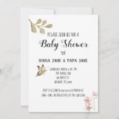 *~*スイートベアがフラワーシャワーを楽しむ招待状 招待状 (裏面)