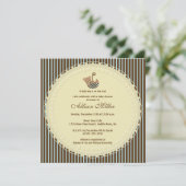 スイートベアラボーイベビーシャワー招待状 招待状 (スタンド正面)