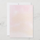 スイートベアーガールズベビーシャワー 招待状 (裏面)