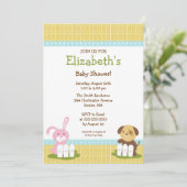 スイートベビーアンズベビーシャワー招待状 招待状 (スタンド正面)