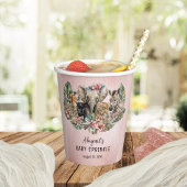 スイートベビーガールアニマルトロピカルサファリスプリンクル 紙コップ