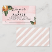 スイートベビーガールクレメンティンガールおむつラッフル ノートカード (正面/裏面)