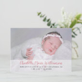 スイートベビーガールスクリプト誕生 案内状 (スタンド正面)