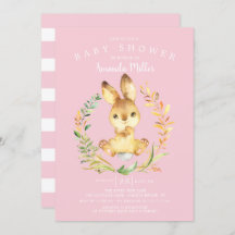 スイートベビーガールバニーベビーシャワー