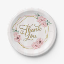 スイートベビーガールパーティープレート