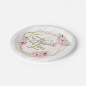 スイートベビーガールパーティープレート ペーパープレート (アングル)