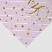 スイートベビーガールピンクと金ゴールド紙吹雪 薄葉紙 (詳細)