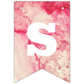 スイートベビーガールピンクベビーシャワー誕生日バナー バンティングフラッグ (第1の旗)