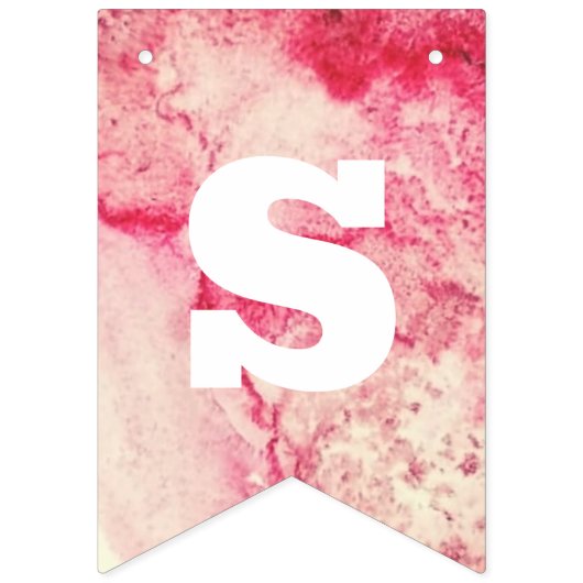 スイートベビーガールピンクベビーシャワー誕生日バナー バンティングフラッグ (第1の旗)