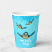 スイートベビーシータートルズ 紙コップ (正面)