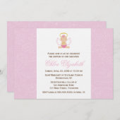 スイートベビー《キリスト教》洗礼式や命名式 招待状 (正面/裏面)