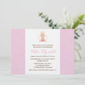 スイートベビー《キリスト教》洗礼式や命名式 招待状 (スタンド正面)