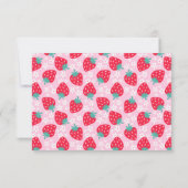 スイートベリーイチゴデイジー写真 サンキューカード (裏面)