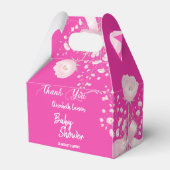 スイートベリーカラーワイルドフラワーベビーシャワー フェイバーボックス (裏面サイド)