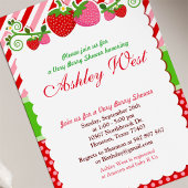 スイートベリー スターベビーシャワーの招待状 招待状