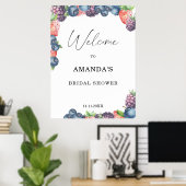 スイートベリー – ブライダルシャワーウェルカムサイン ポスター (ホームオフィス)
