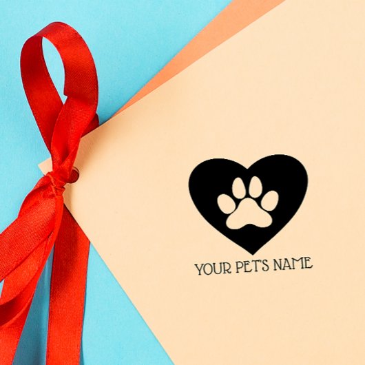 スイートペッツポープリント名前をカスタムする ラバースタンプ