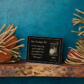 スイートペットメモリアル オーダーメイドの卓上プレート フォトプラーク (側面)