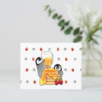 スイートペンギン葉書 ポストカード