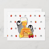 スイートペンギン葉書 ポストカード (正面/裏面)
