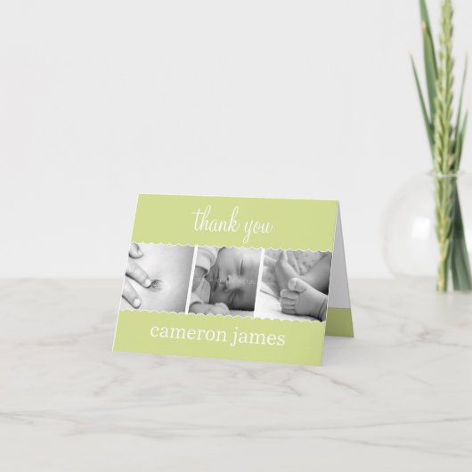 スイートホタテベビーサンキューカード サンキューカード (正面)