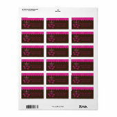 スイートホットピンクエレファントモバイル住所 シール (フルシート)