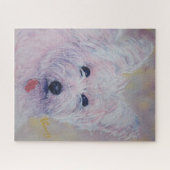 スイートホワイトウェスティーパピー ジグソーパズル (横)