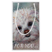 スイートホワイトマルチーズヨークシャーテリアミックス スモールペーパーバッグ (裏面)