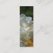 スイートホワイト2ホワイトローゼビジネスカード スキニー名刺 (裏面)