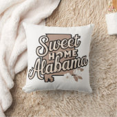 スイートホームアラバマ装飾用クッション（16インチx 16インチ） クッション (ブランケット)
