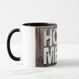 スイートホームウッドボードプランクウォールぶら下がったズ鍵 マグカップ