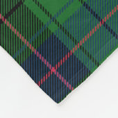 スイートホームタータンチェッククランダビッドソンプパーソナライズされたレイド フリースブランケット (角)