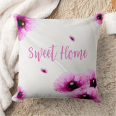 スイートホームピンクフローラ2イン1カスタム装飾用クッション クッション (ブランケット)