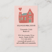 スイートホームモダンエテ実在ート・ブローカーエージェント不動産仲介業者 名刺 (裏面)